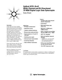 Datasheet ACSL-6300 производства Agilent