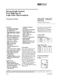 Datasheet HCPL-5400 производства Agilent