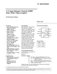 Datasheet HCPL-T250 производства Agilent