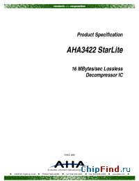 Datasheet AHA3422 производства AHA