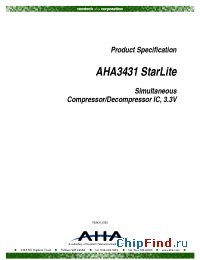 Datasheet AHA3431 производства AHA