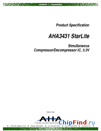 Datasheet AHA3431A-050PQC производства AHA