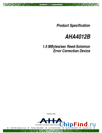 Datasheet AHA4012 производства AHA
