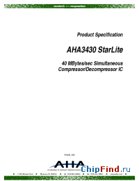 Datasheet PS3430 производства AHA