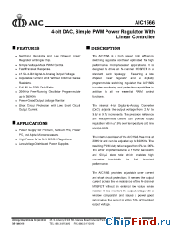 Datasheet AIC1566CS manufacturer AIC