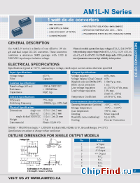 Datasheet AM1L-0309S-N производства Aimtec