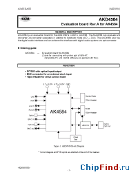 Datasheet AKD4584 производства AKM