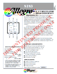 Datasheet 8183 manufacturer Allegro