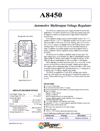Datasheet A8450 производства Allegro
