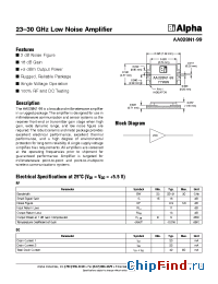 Datasheet AA028N1-99 производства Alpha