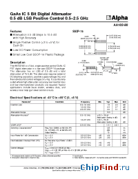 Datasheet AA102-80 производства Alpha