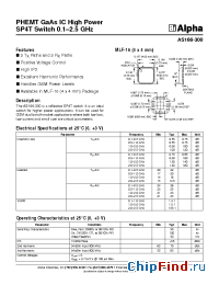 Datasheet AS166-300 производства Alpha