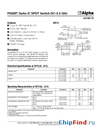 Datasheet AS169-73 производства Alpha
