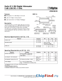 Datasheet AT001D6-25 производства Alpha