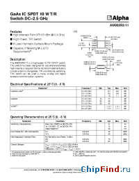 Datasheet AW002R2-11 производства Alpha