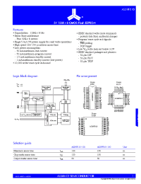 Datasheet AS29F010-150PC manufacturer Alliance