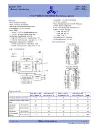 Datasheet AS7C1025A-10TI manufacturer Alliance
