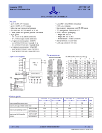 Datasheet AS7C1026A-10 производства Alliance