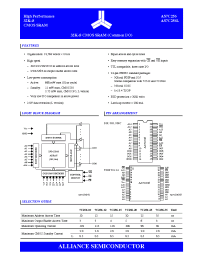 Datasheet AS7C256-10PC производства Alliance