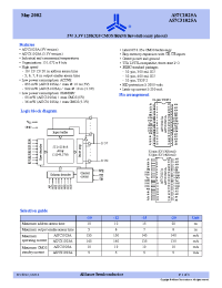 Datasheet AS7C31025A-12HFC производства Alliance
