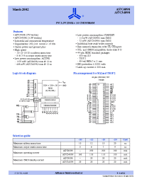 Datasheet AS7C34098-10B2C производства Alliance