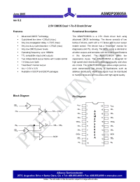 Datasheet ASM2I20805AG-20-DT производства Alliance