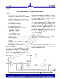 Datasheet P1708CF-08TT manufacturer Alliance