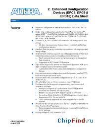 Datasheet EPC16UC88 производства Altera