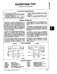 Datasheet AM29707ALMB производства AMD