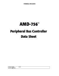 Datasheet AMD-756TM manufacturer AMD