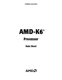 Datasheet AMD-K6R manufacturer AMD