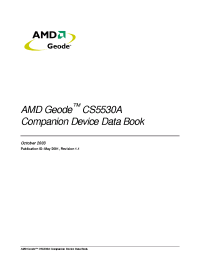 Datasheet CS5530A-UCE manufacturer AMD