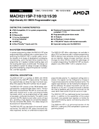 Datasheet MACH211SP-10 manufacturer AMD