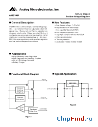 Datasheet AME1084BCCS manufacturer AME