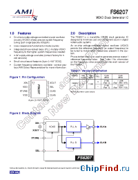 Datasheet FS6207-01 производства AMI
