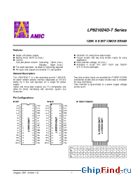 Datasheet LP621024D-55LLT производства AMICC