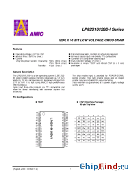 Datasheet LP62S16128B-I производства AMICC