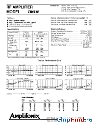 Datasheet BX6545 производства Amplifonix