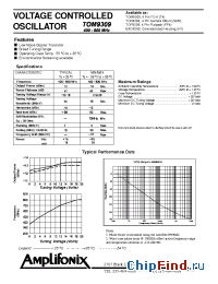 Datasheet BXO9309 manufacturer Amplifonix