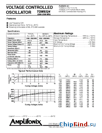 Datasheet BXO9324 manufacturer Amplifonix