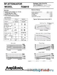Datasheet TG9015 производства Amplifonix