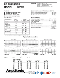 Datasheet TM7203 производства Amplifonix