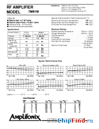 Datasheet TM9118 производства Amplifonix