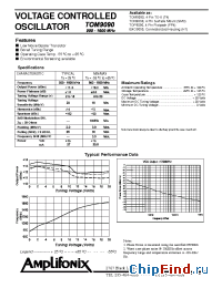 Datasheet TOM9090 manufacturer Amplifonix