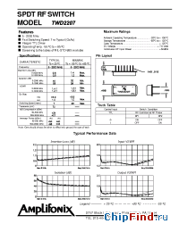 Datasheet TWD2207 производства Amplifonix