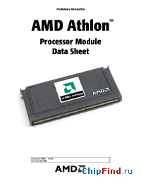 Datasheet AMD-K7600MTR51BC производства Advanced Micro Systems