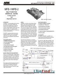 Datasheet MFB-1/MFB-2 производства Advanced Micro Systems