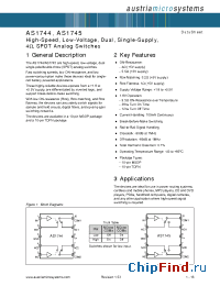 Datasheet AS1745V-T производства AMSCO