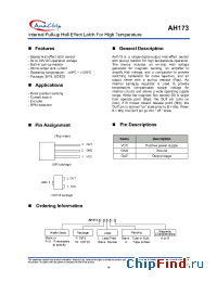 Datasheet AH173W-A manufacturer Anachip