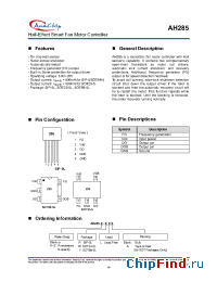 Datasheet AH285B-WL производства Anachip